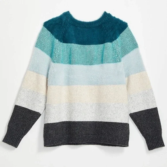 LOFT | Striped Sweater | Small - Picture 3 of 10